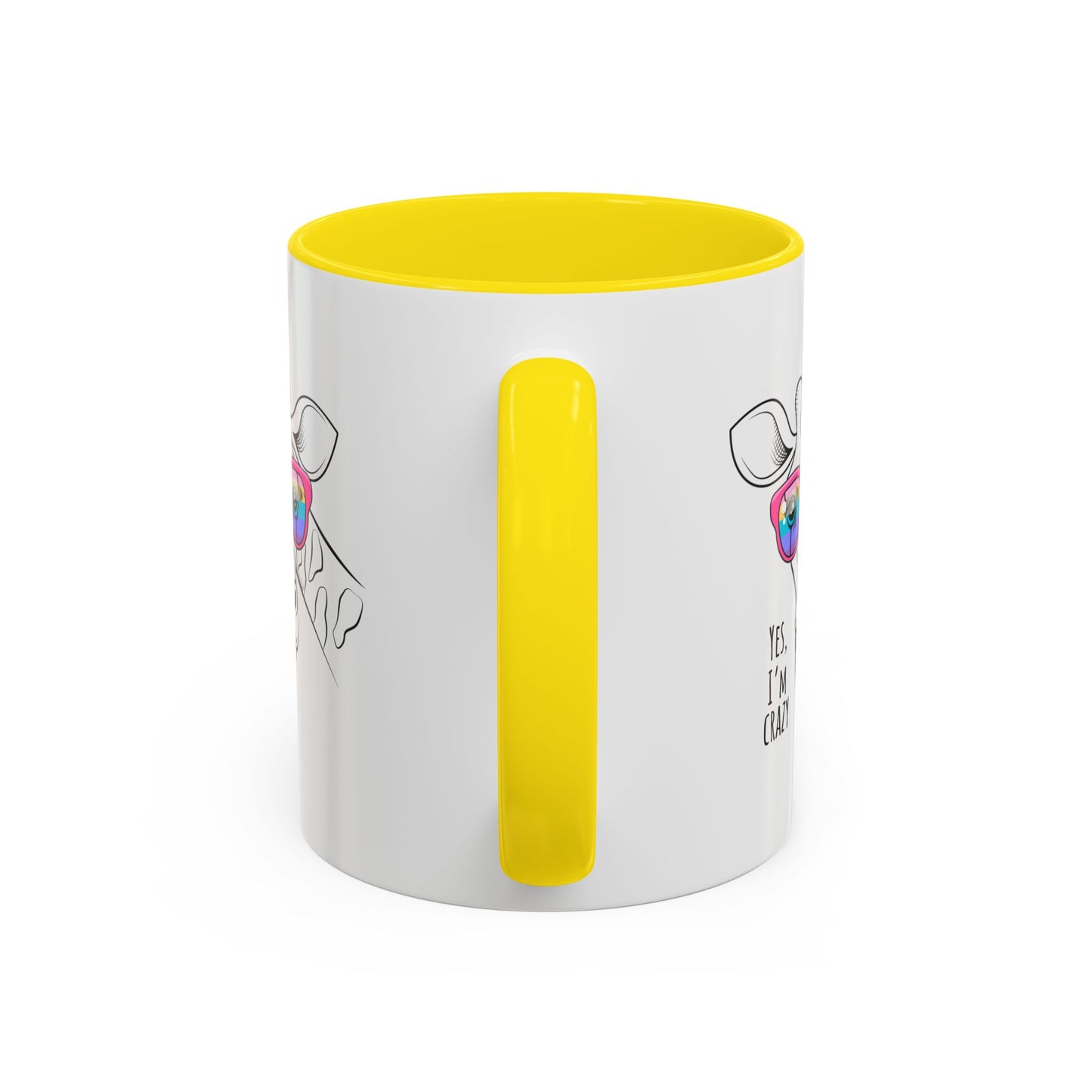 Funny Giraffe Coffee Mug - "Yes, I'm Crazy" - Perfect Gift for Animal Lovers