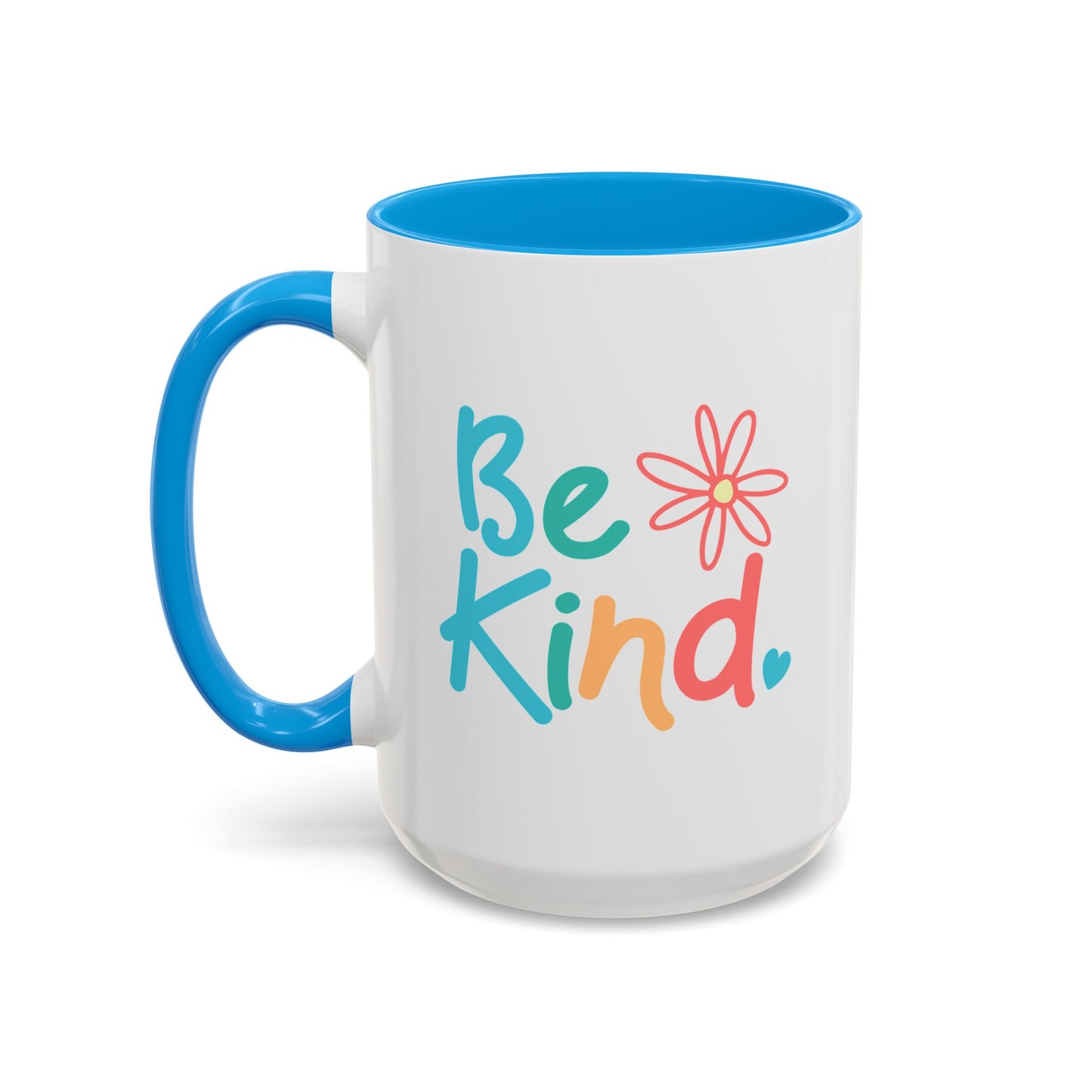 Be Kind Colorful Coffee Mug - Motivational Drinkware for Positivity & Kindness