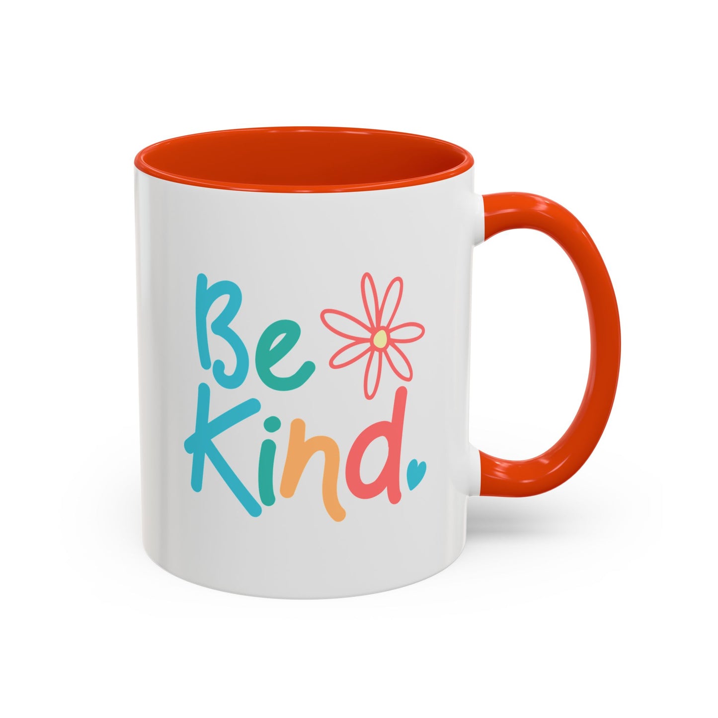 Be Kind Colorful Coffee Mug - Motivational Drinkware for Positivity & Kindness