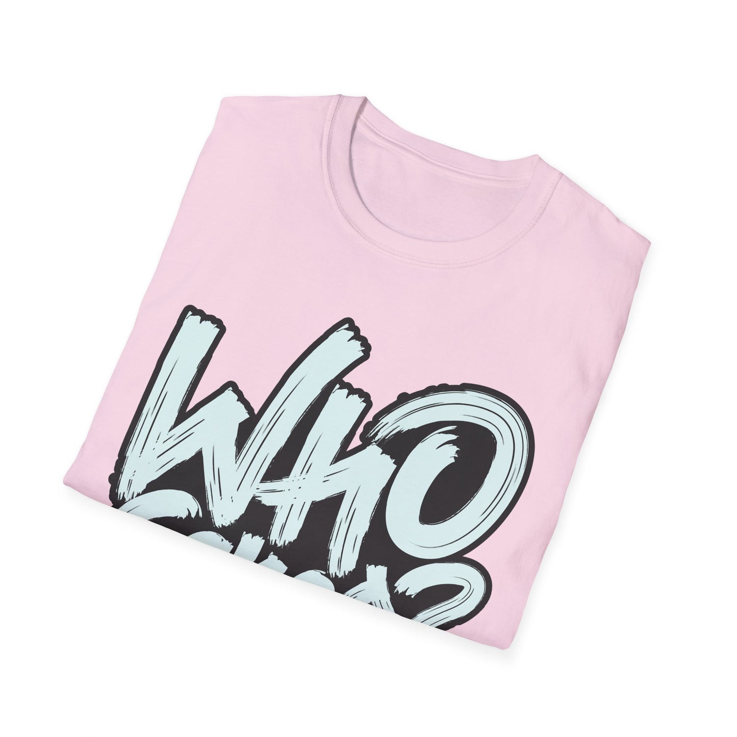 Unisex 'Who Cares?' Graphic T-Shirt - Fun & Casual Tee for Everyday Wear