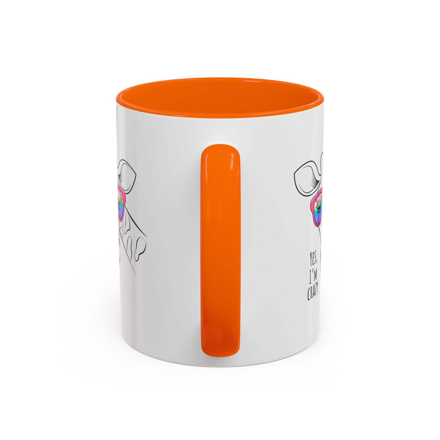 Funny Giraffe Coffee Mug - "Yes, I'm Crazy" - Perfect Gift for Animal Lovers
