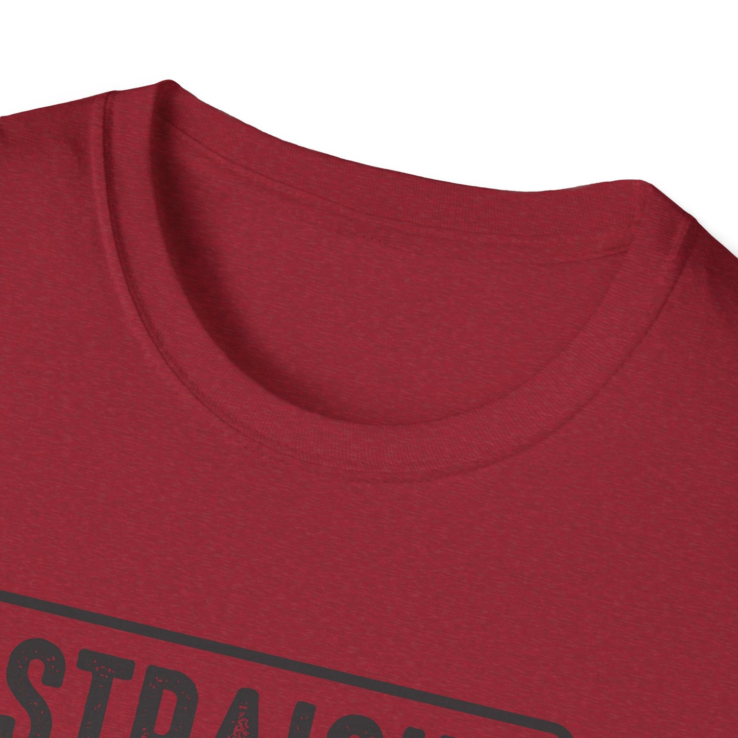 Straight Outta Money Unisex Softstyle T-Shirt | Funny Casual Tee for Budgeting Enthusiasts