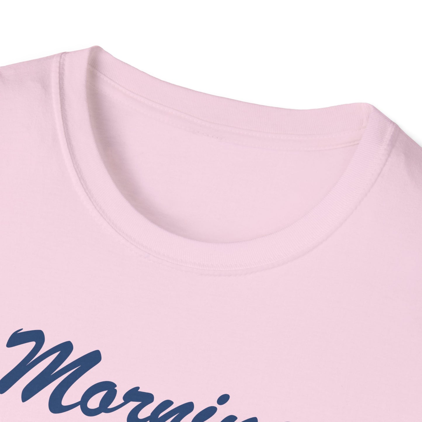 Funny Morning Wood Unisex T-Shirt - Softstyle Graphic Tee for Nature Lovers