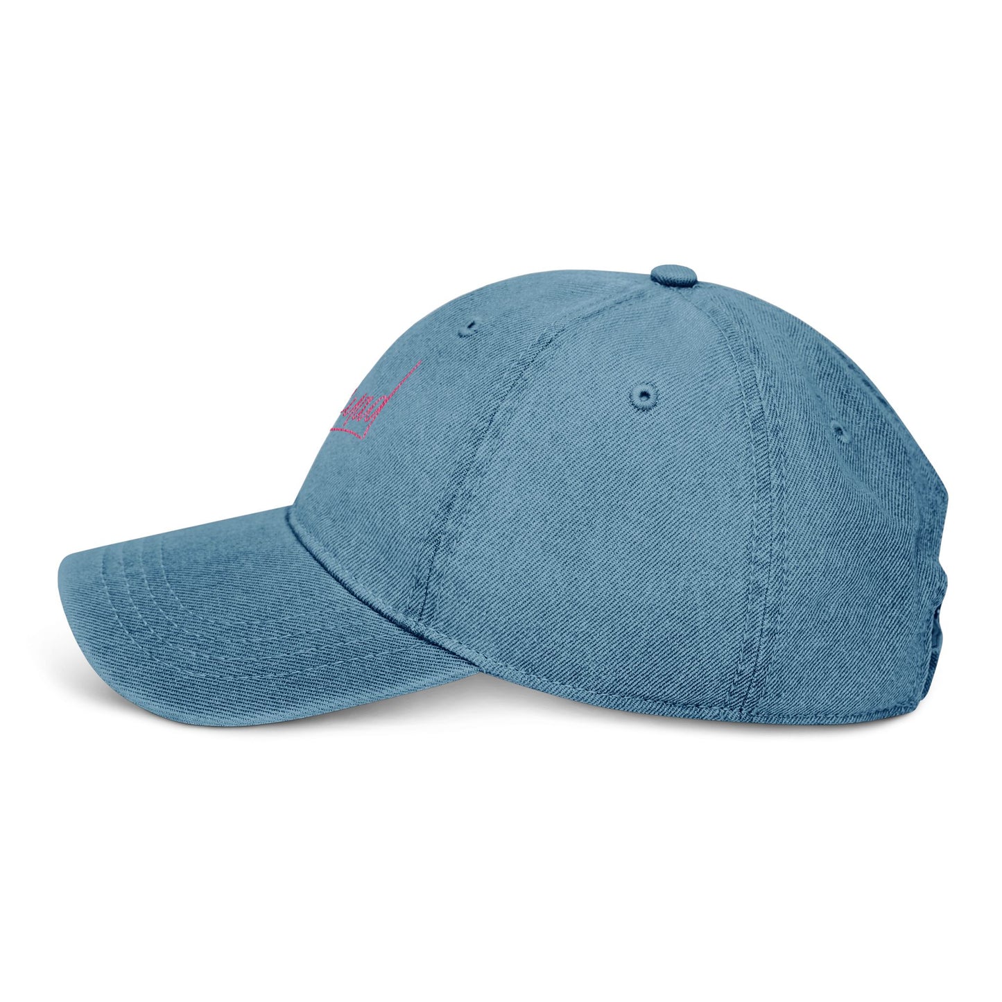 Cool Embroidered Denim Hat for Your Squad, Trendy Cap Gift for Friends, Stylish Summer Accessory, Casual Outfit Addition