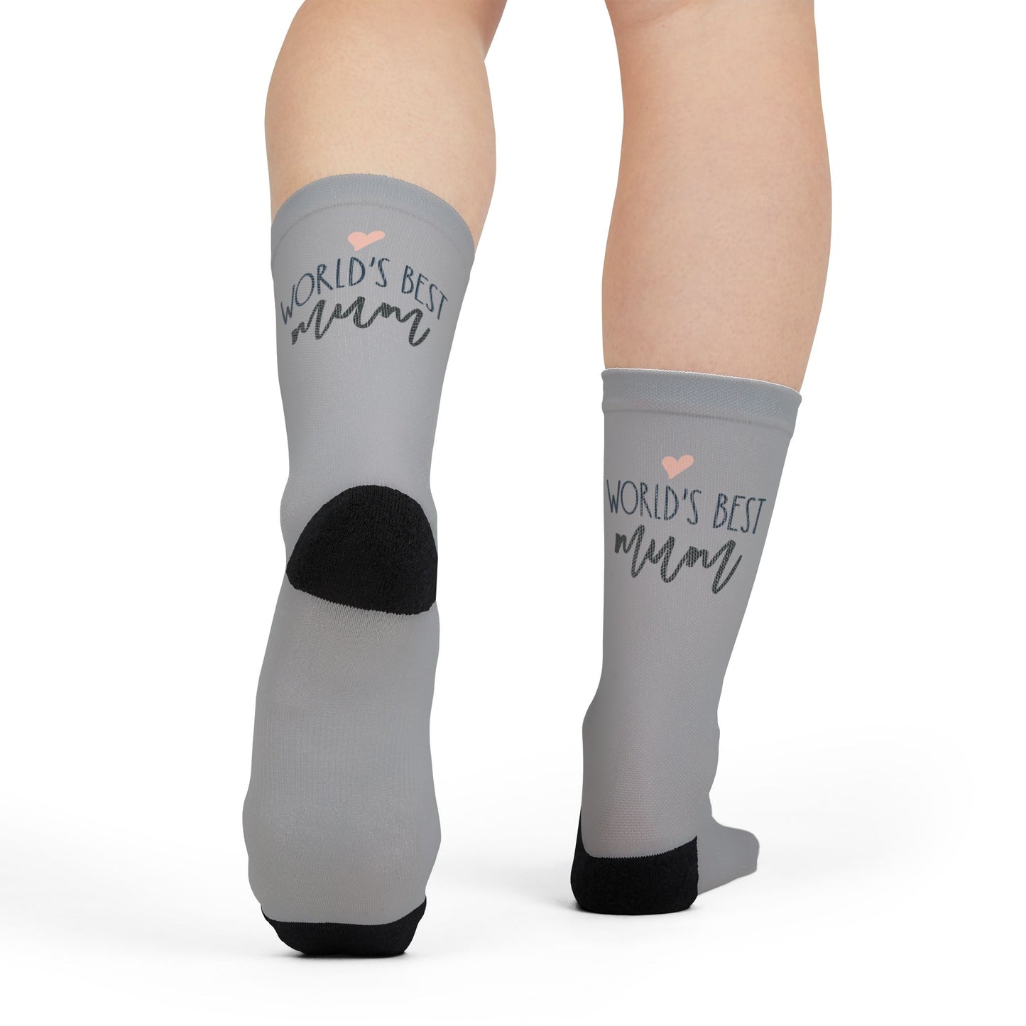 World's Best Mum Crew Socks - Perfect Gift for Mother's Day and Everyday Comfort