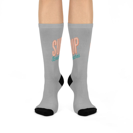 Cushioned Crew Socks - Perfect for Beach Lovers and Paddleboarders