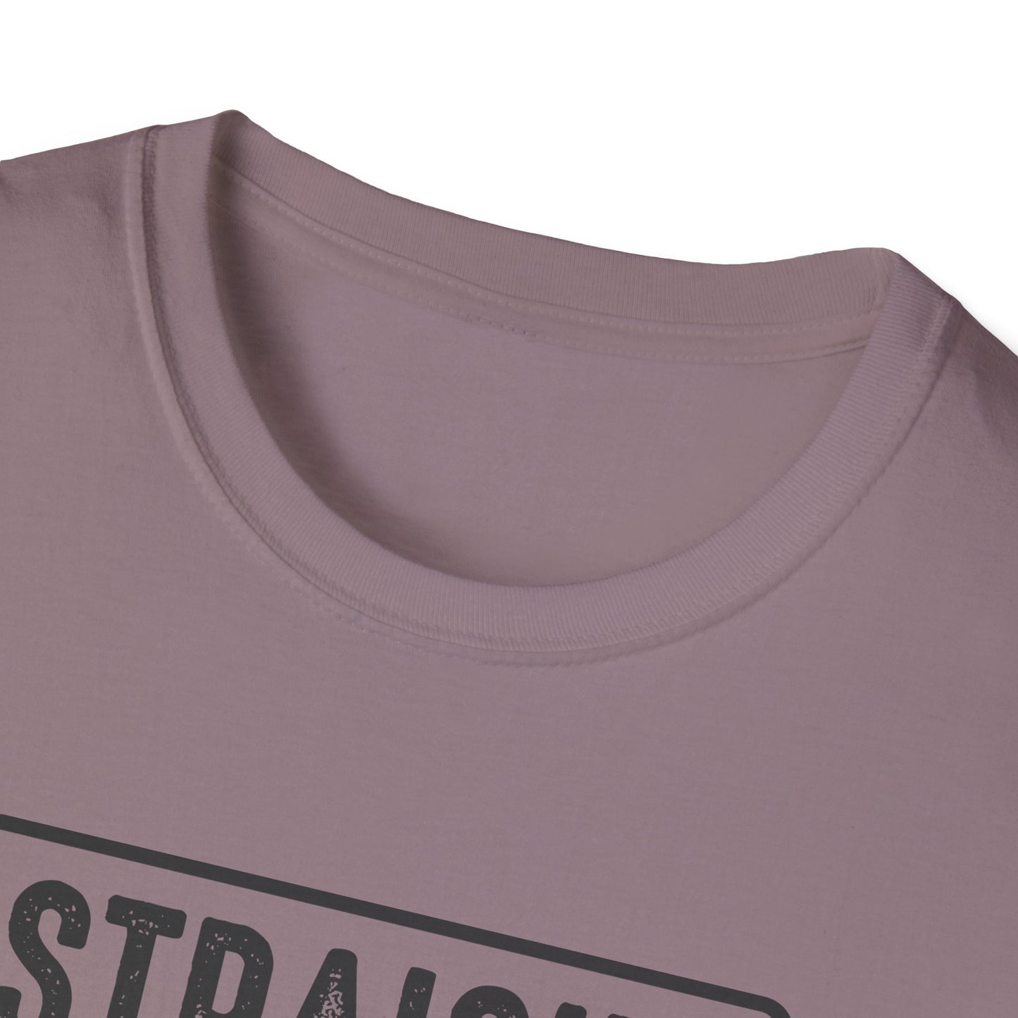 Straight Outta Money Unisex Softstyle T-Shirt | Funny Casual Tee for Budgeting Enthusiasts