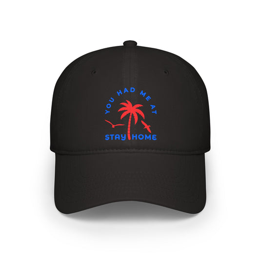 Stay Home Palm Tree Baseball Cap - Casual Summer Hat