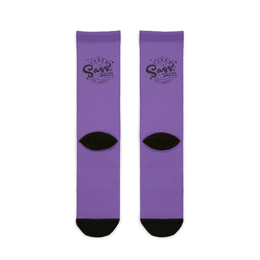 Sassy Sublimation Crew Socks with Fun Design - Perfect for Everyday Wear and Gifts