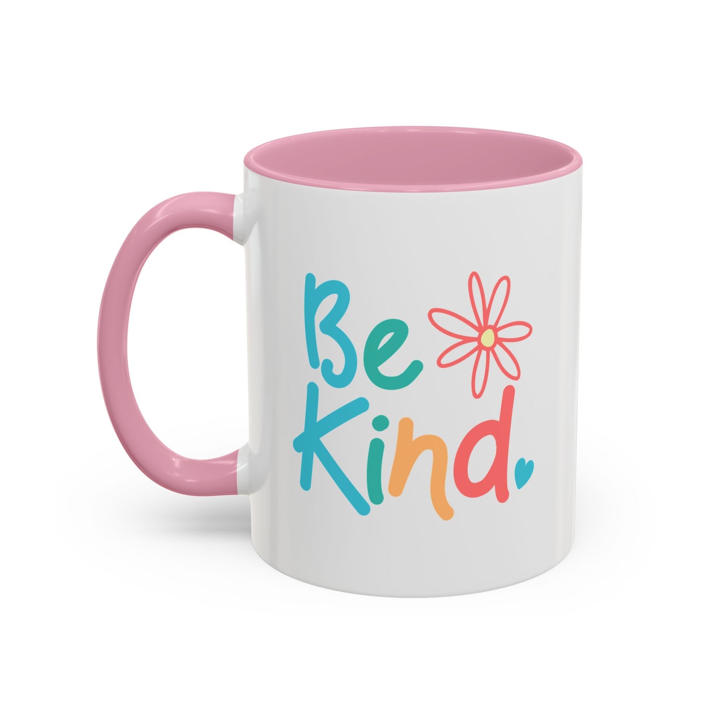 Be Kind Colorful Coffee Mug - Motivational Drinkware for Positivity & Kindness