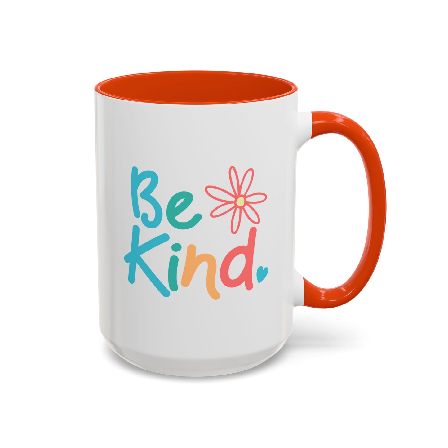 Be Kind Colorful Coffee Mug - Motivational Drinkware for Positivity & Kindness