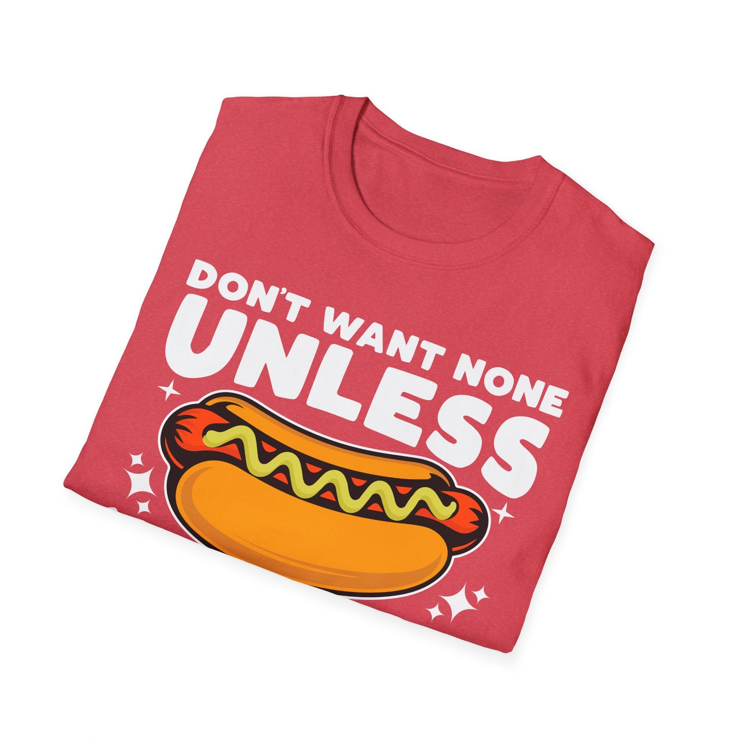 Funny Foodie Unisex T-Shirt - Hot Dog Buns Humor