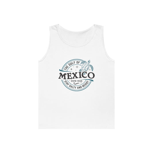 Stay Salty Mexico Unisex Heavy Cotton Tank Top