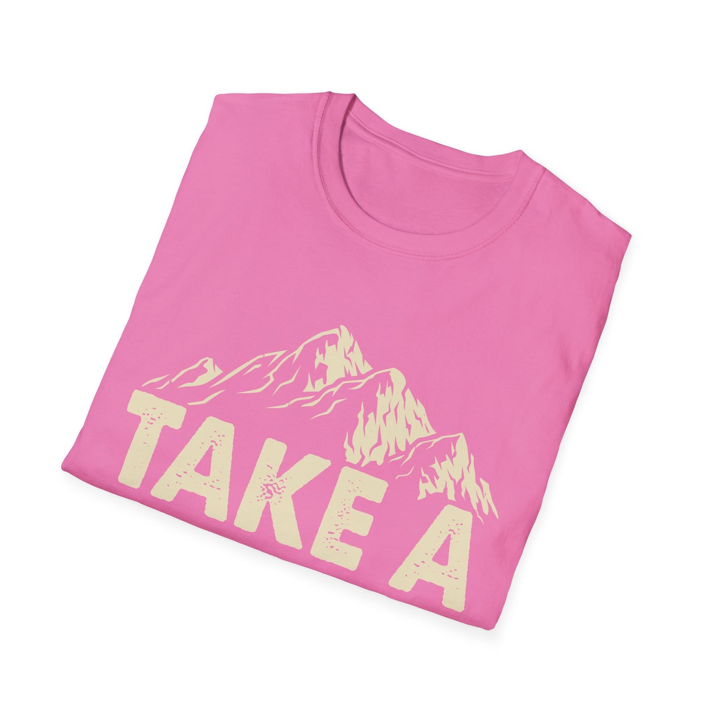 Adventure Ready Unisex Softstyle T-Shirt - "Take A Hike" - Perfect for Nature Lovers and Outdoor Enthusiasts