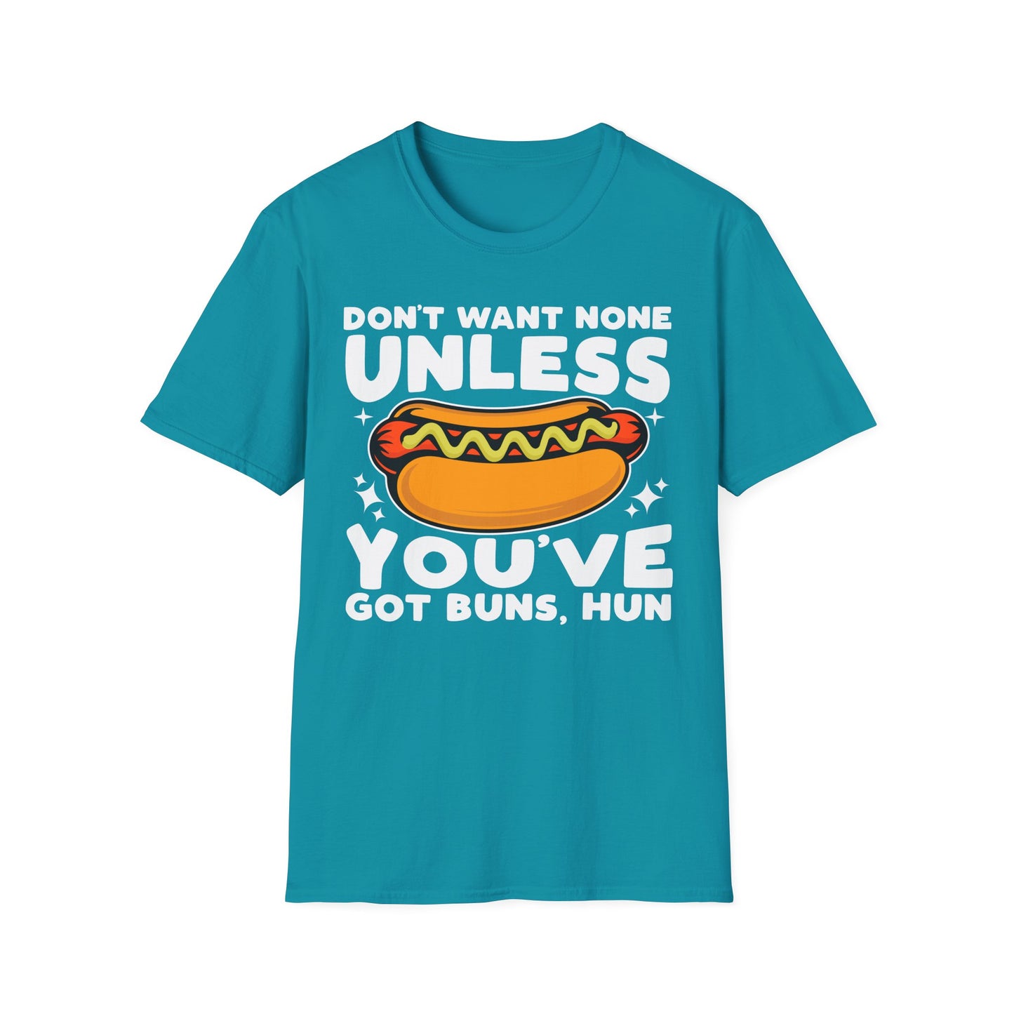 Funny Foodie Unisex T-Shirt - Hot Dog Buns Humor