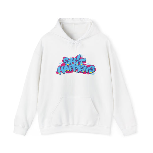 Unisex Hoodie - "Shit Happens" Casual Sweatshirt