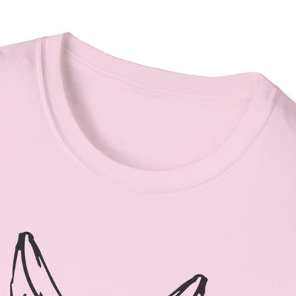 Hip Hop Bunny Graphic T-Shirt - Unisex Softstyle Tee for Music Lovers