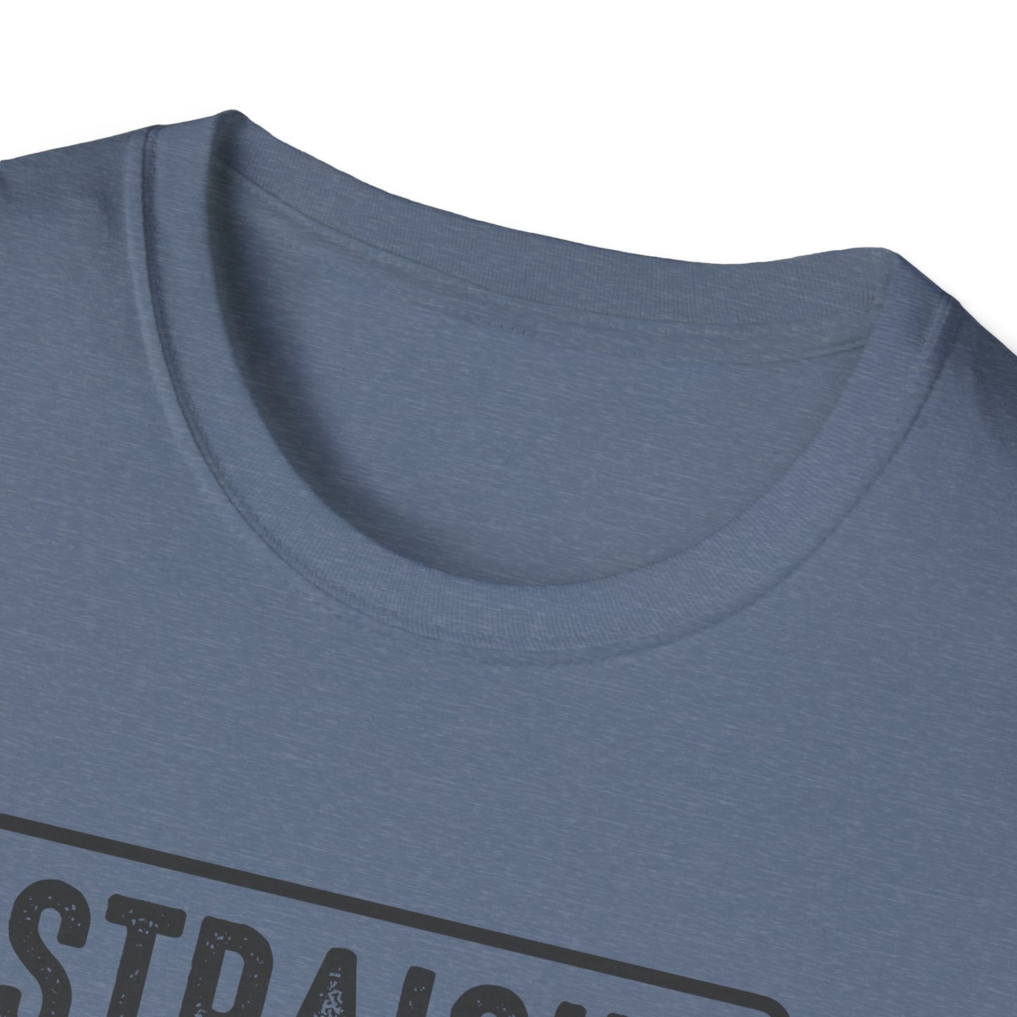 Straight Outta Money Unisex Softstyle T-Shirt | Funny Casual Tee for Budgeting Enthusiasts