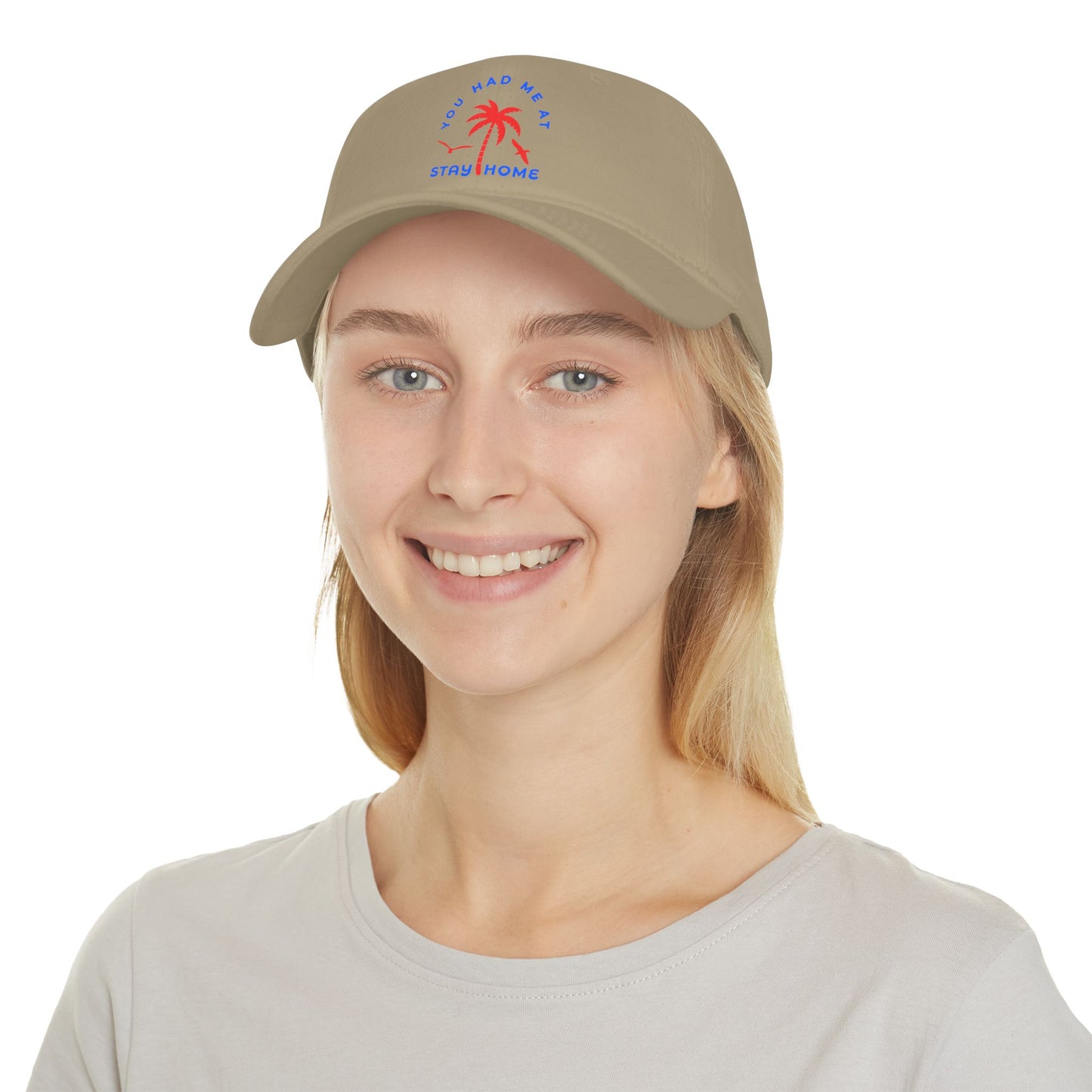 Stay Home Palm Tree Baseball Cap - Casual Summer Hat