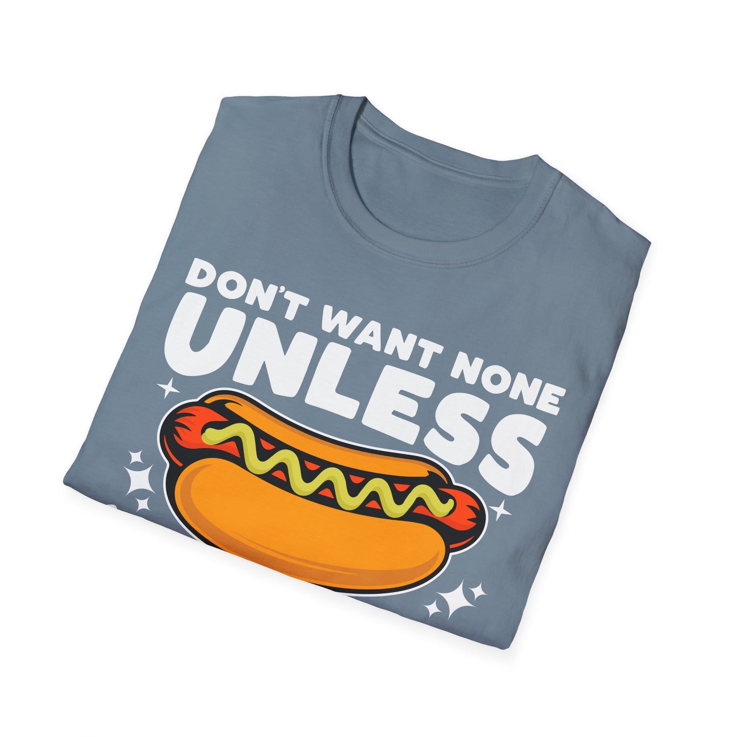 Funny Foodie Unisex T-Shirt - Hot Dog Buns Humor
