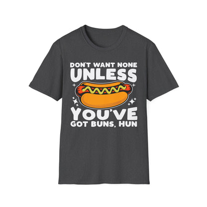Funny Foodie Unisex T-Shirt - Hot Dog Buns Humor