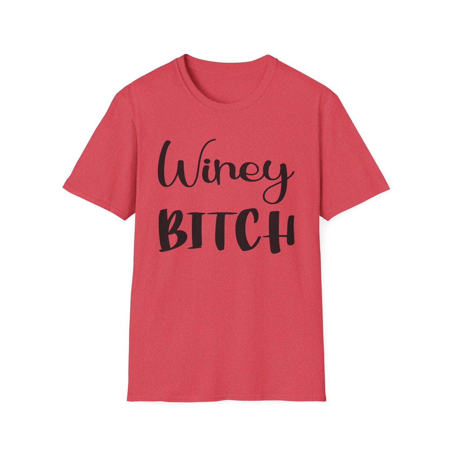 Winey Bitch Unisex Softstyle T-Shirt - Perfect for Wine Lovers & Fun Gatherings