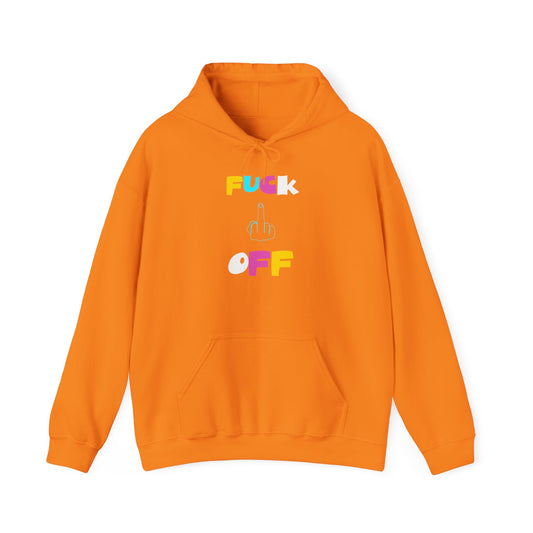 Unisex Heavy Blend™ Graphic Hoodie - 'F*CK OFF' Statement Sweatshirt