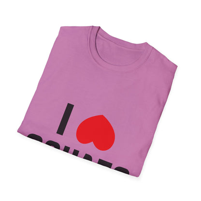 I Love Squats Unisex Softstyle T-Shirt - Perfect for Fitness Enthusiasts