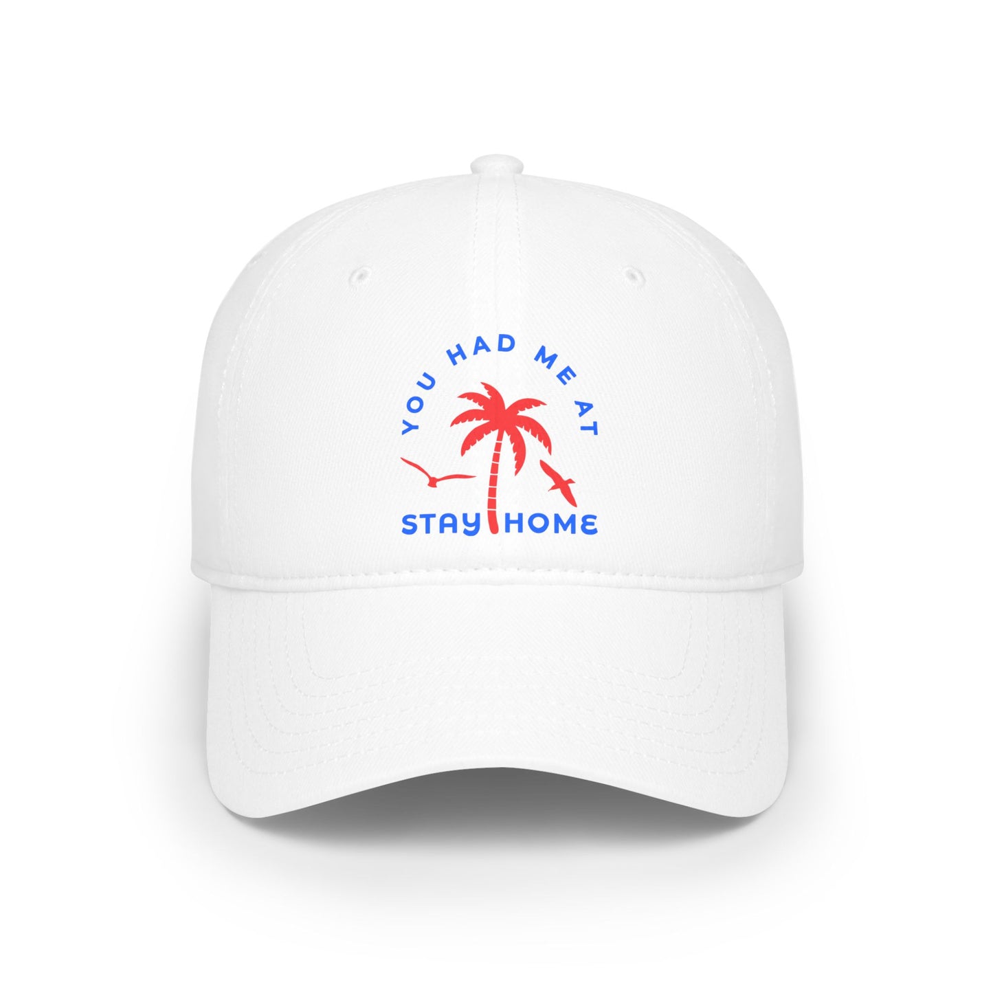 Stay Home Palm Tree Baseball Cap - Casual Summer Hat