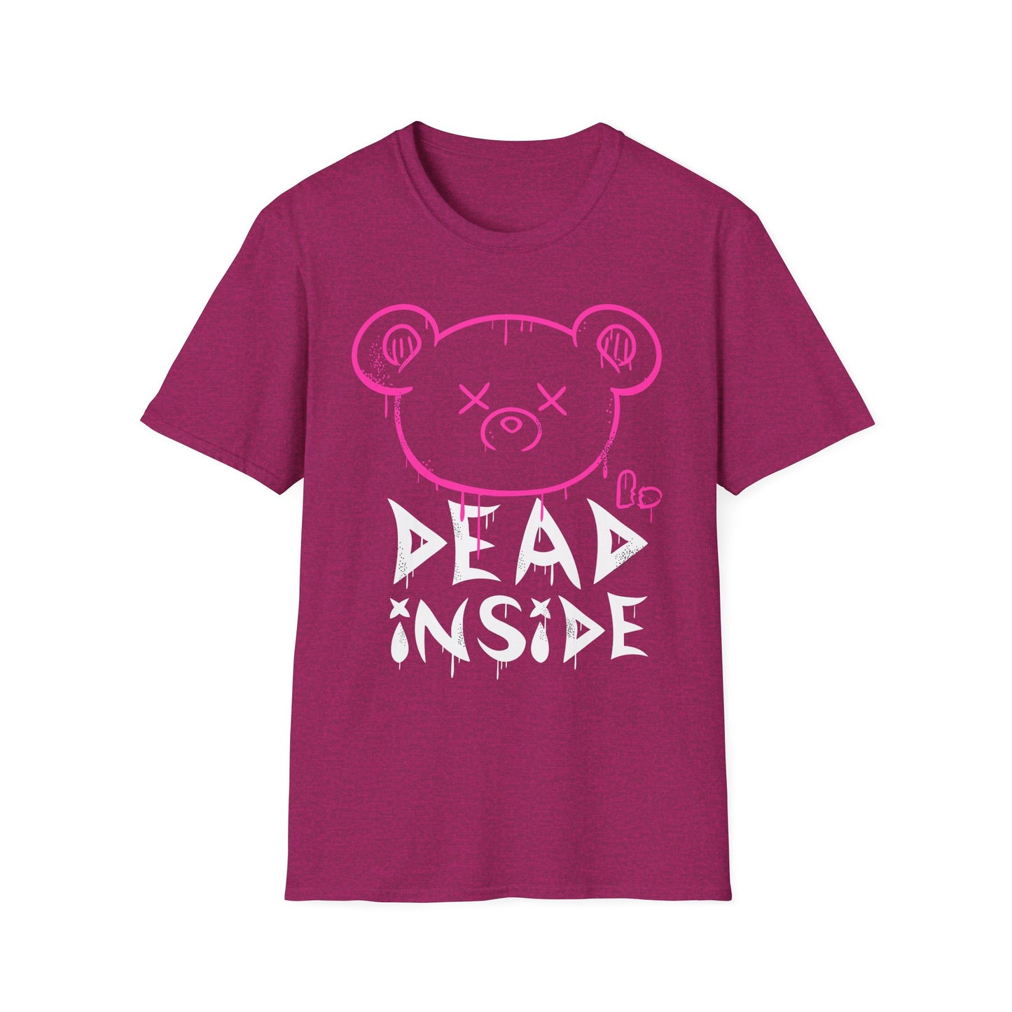 Unisex Softstyle T-Shirt - 'Dead Inside' Graphic Tee for Trendy Casual Wear