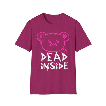 Unisex Softstyle T-Shirt - 'Dead Inside' Graphic Tee for Trendy Casual Wear