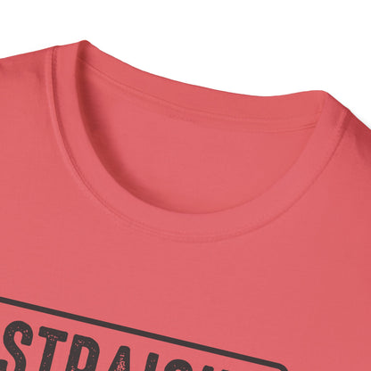 Straight Outta Money Unisex Softstyle T-Shirt | Funny Casual Tee for Budgeting Enthusiasts