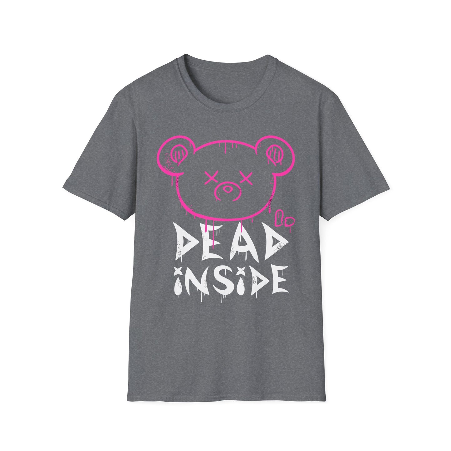 Unisex Softstyle T-Shirt - 'Dead Inside' Graphic Tee for Trendy Casual Wear