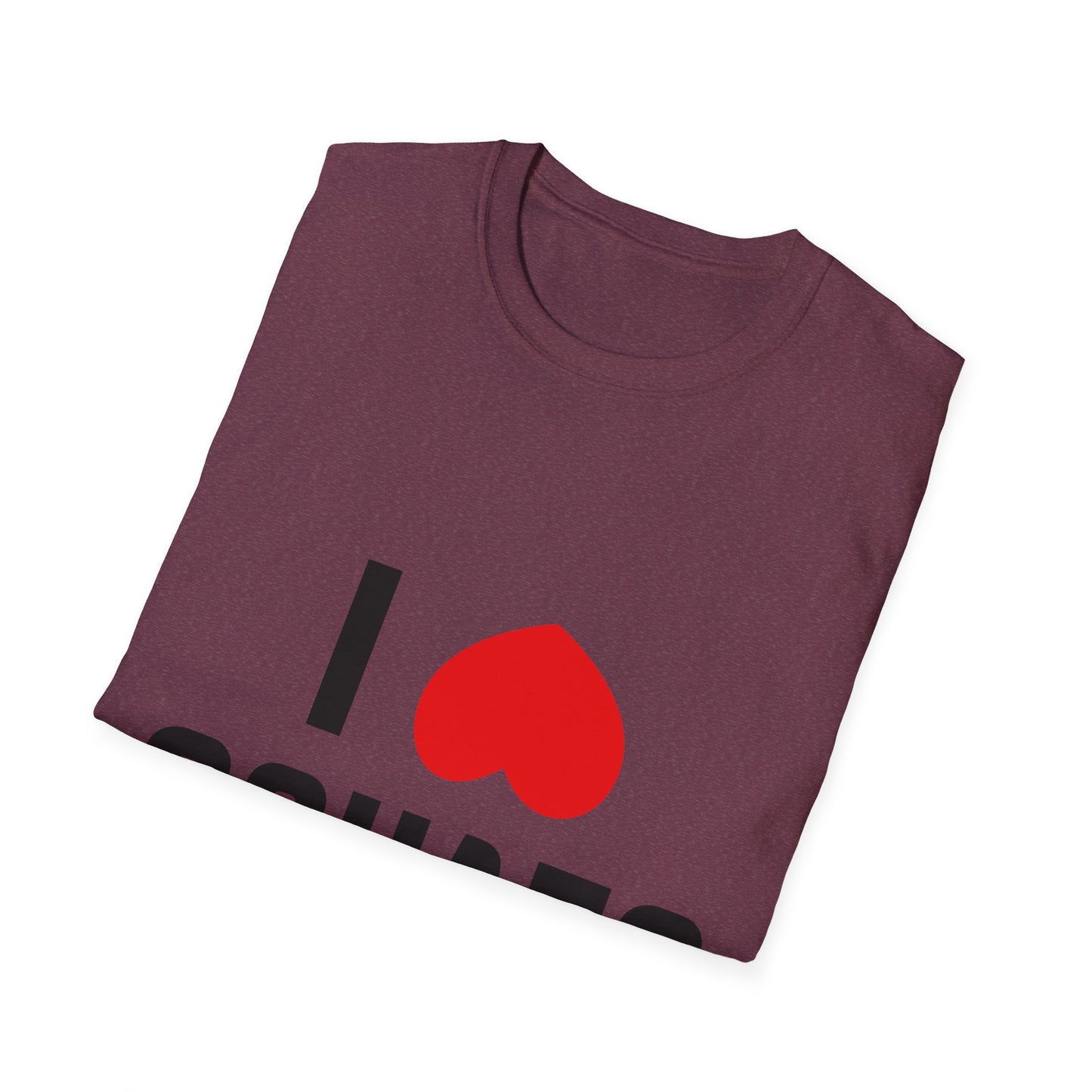 I Love Squats Unisex Softstyle T-Shirt - Perfect for Fitness Enthusiasts