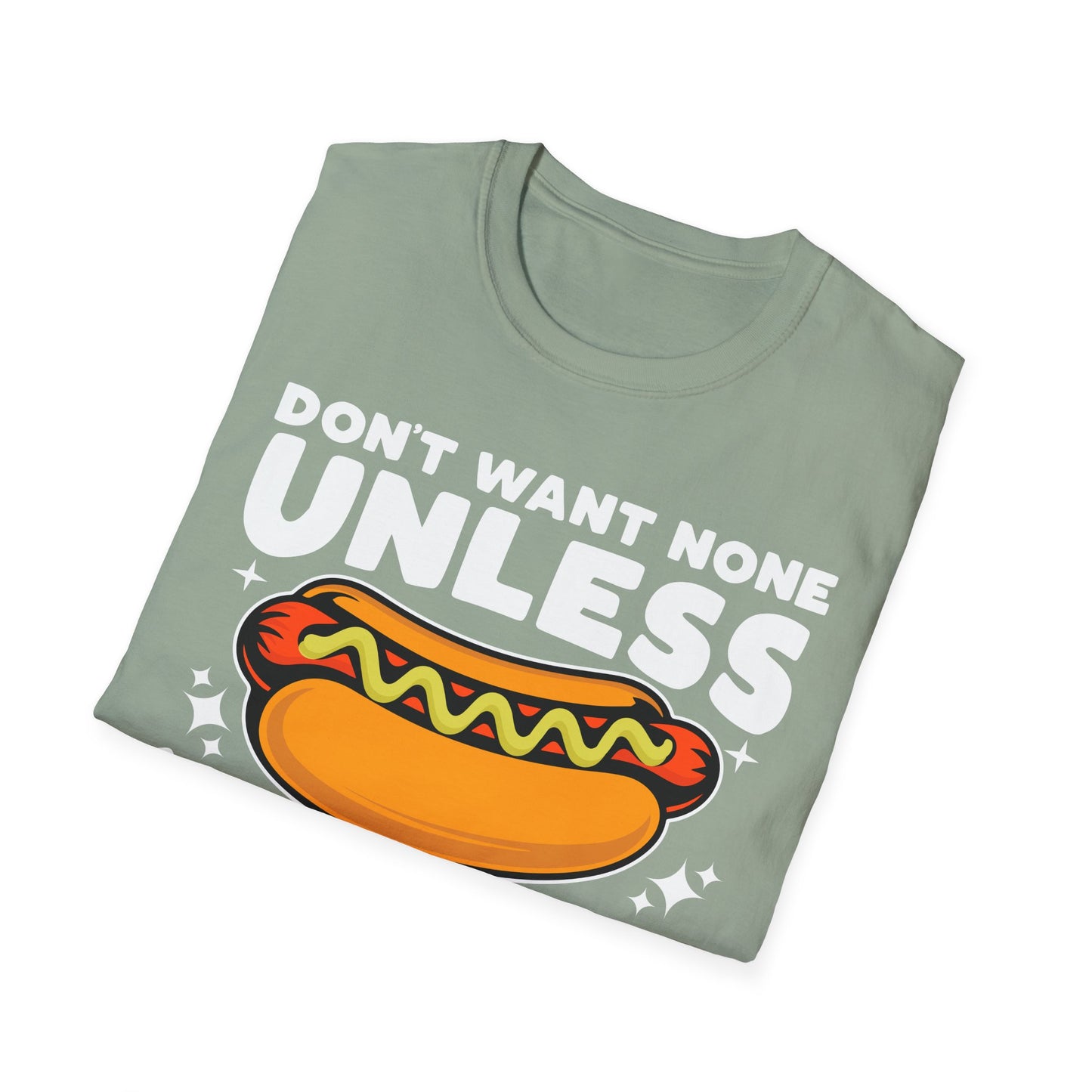 Funny Foodie Unisex T-Shirt - Hot Dog Buns Humor