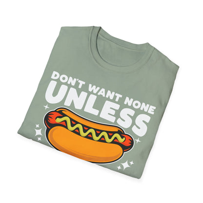 Funny Foodie Unisex T-Shirt - Hot Dog Buns Humor