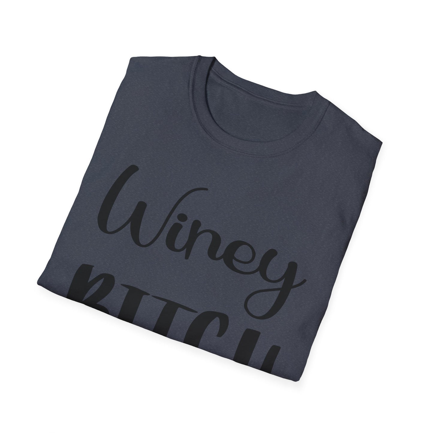 Winey Bitch Unisex Softstyle T-Shirt - Perfect for Wine Lovers & Fun Gatherings