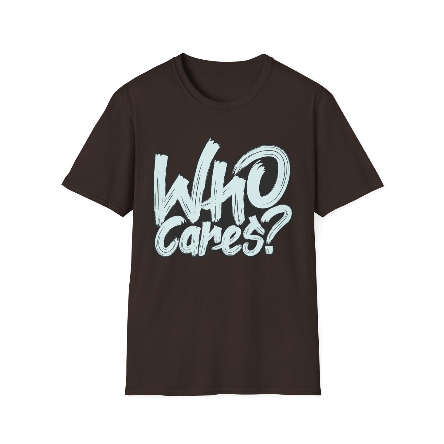 Unisex 'Who Cares?' Graphic T-Shirt - Fun & Casual Tee for Everyday Wear