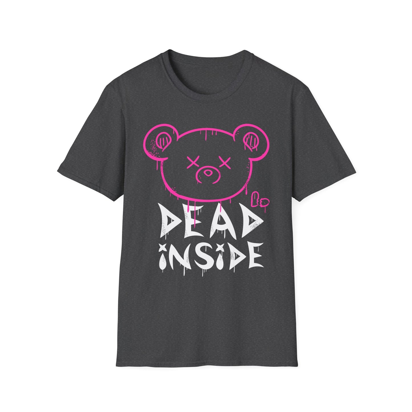 Unisex Softstyle T-Shirt - 'Dead Inside' Graphic Tee for Trendy Casual Wear