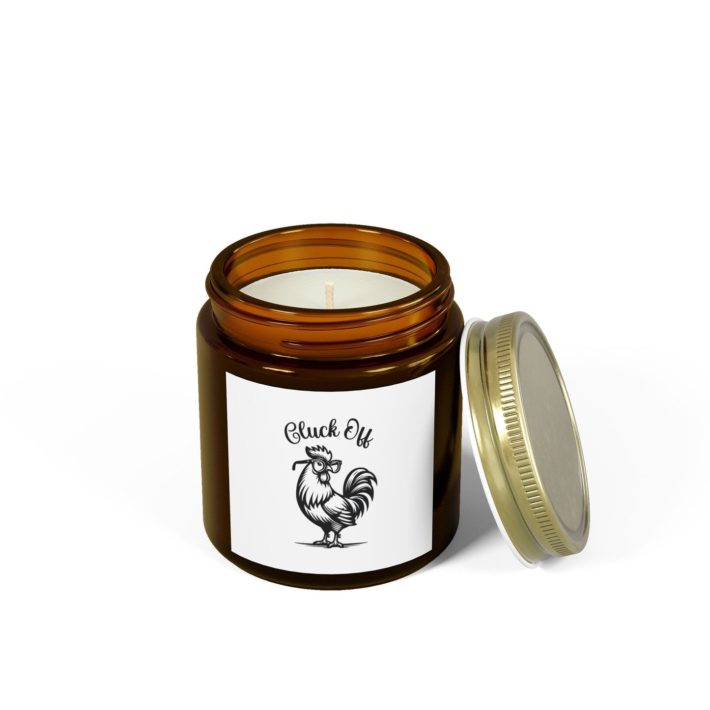 Cluck Off Scented Candle - Coconut Apricot Wax (4oz & 9oz)