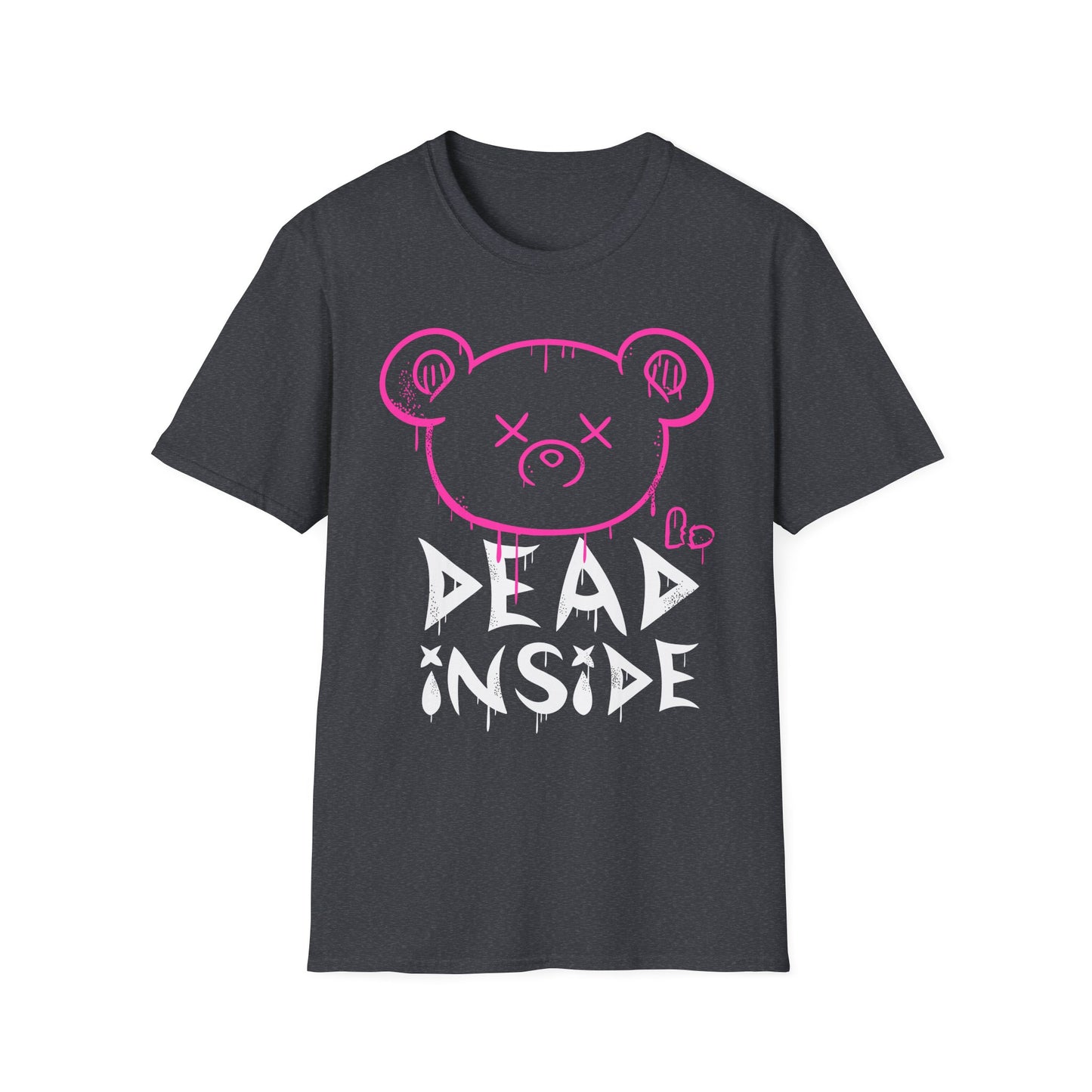 Unisex Softstyle T-Shirt - 'Dead Inside' Graphic Tee for Trendy Casual Wear