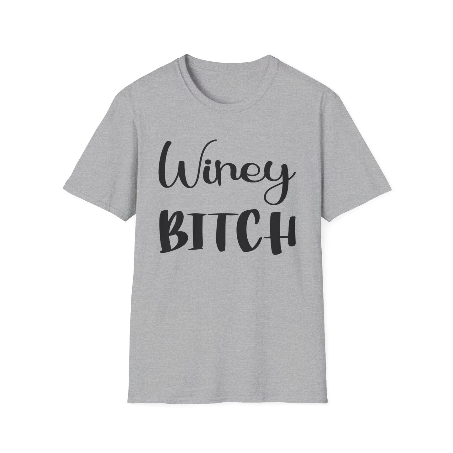 Winey Bitch Unisex Softstyle T-Shirt - Perfect for Wine Lovers & Fun Gatherings