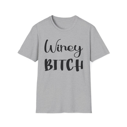 Winey Bitch Unisex Softstyle T-Shirt - Perfect for Wine Lovers & Fun Gatherings