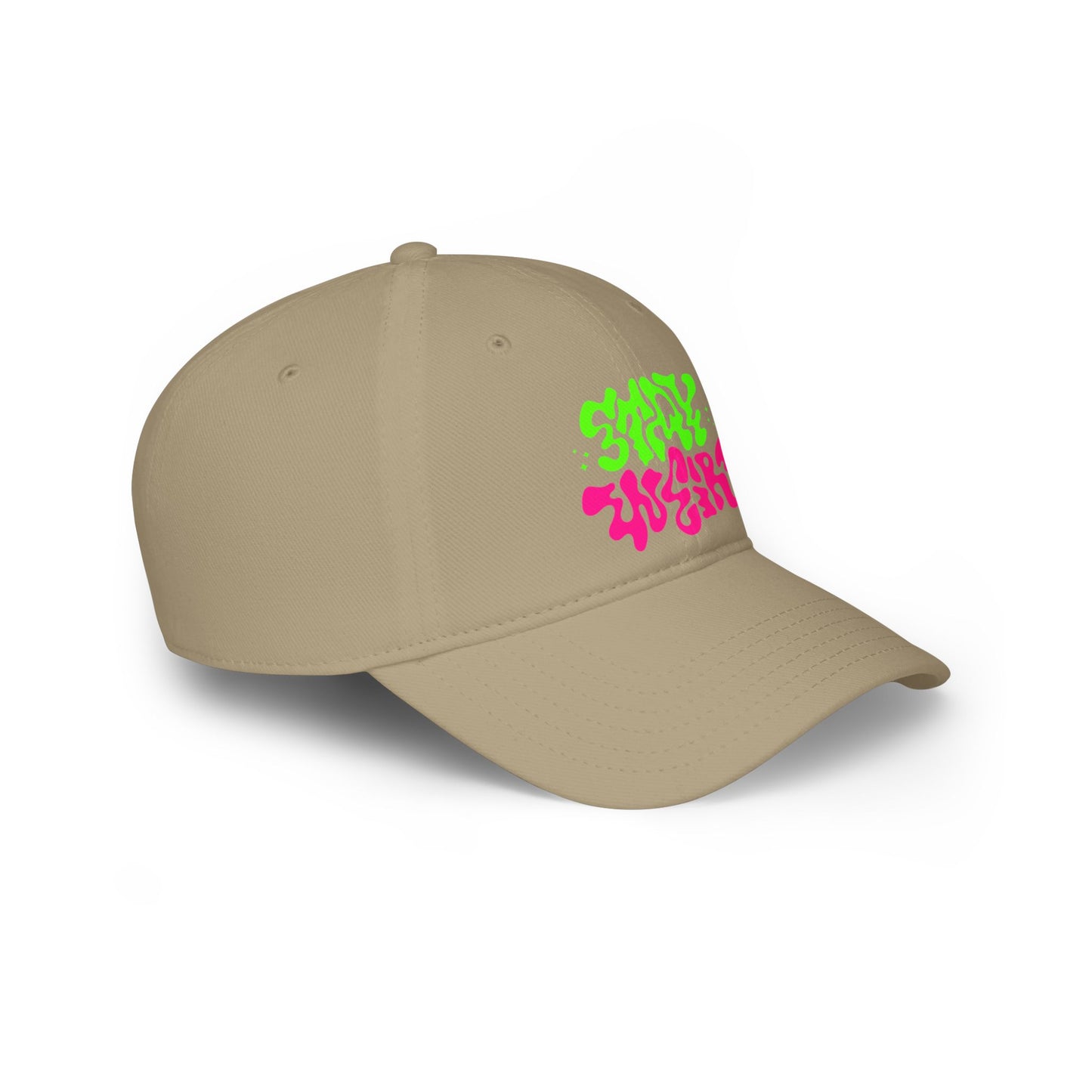 Stay Weird Neon Baseball Cap | Trendy Low Profile Hat for Oddballs & Creatives