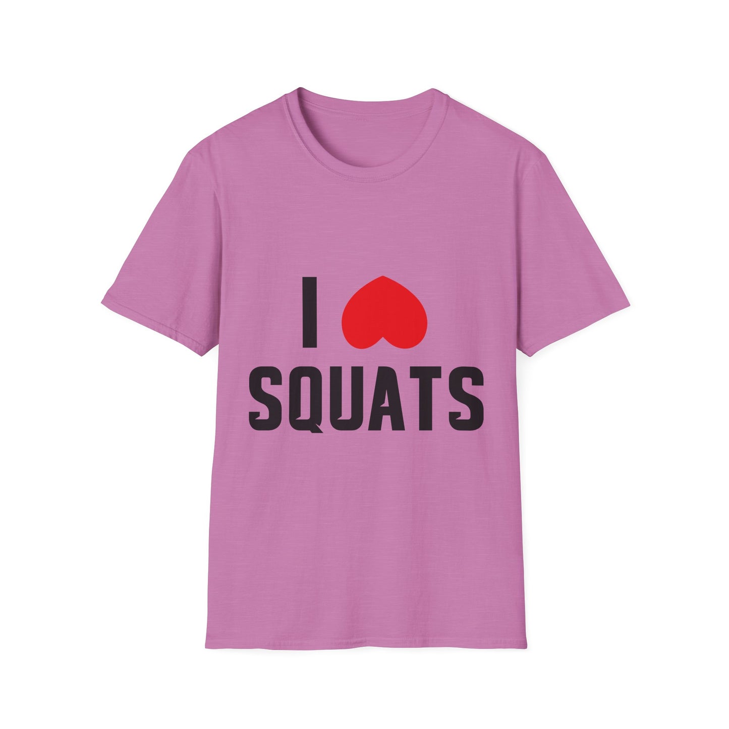 I Love Squats Unisex Softstyle T-Shirt - Perfect for Fitness Enthusiasts
