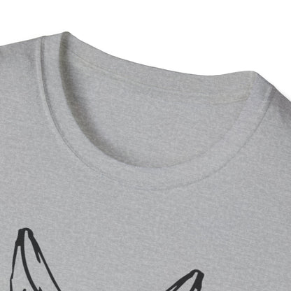 Hip Hop Bunny Graphic T-Shirt - Unisex Softstyle Tee for Music Lovers