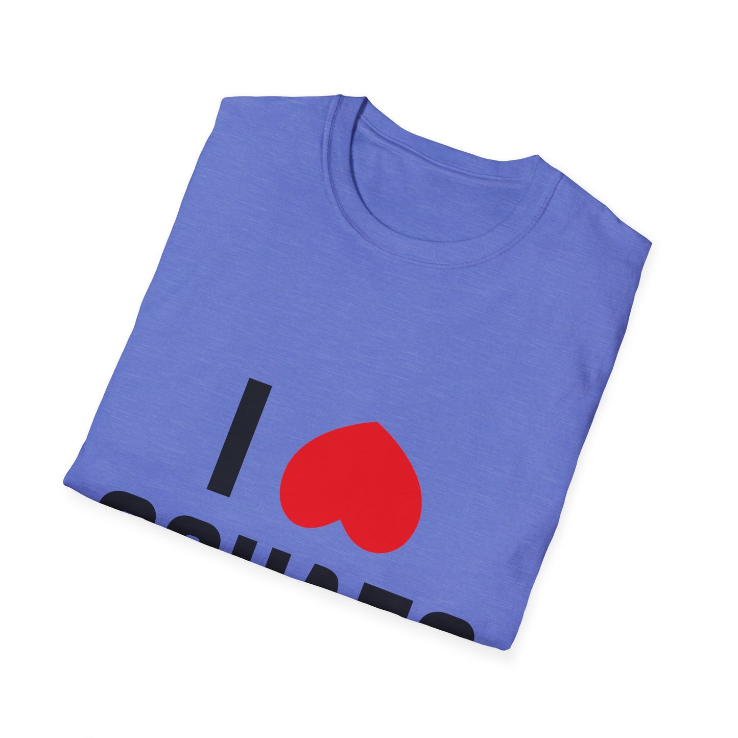 I Love Squats Unisex Softstyle T-Shirt - Perfect for Fitness Enthusiasts