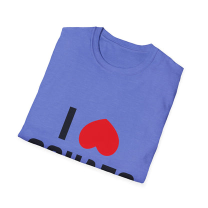 I Love Squats Unisex Softstyle T-Shirt - Perfect for Fitness Enthusiasts