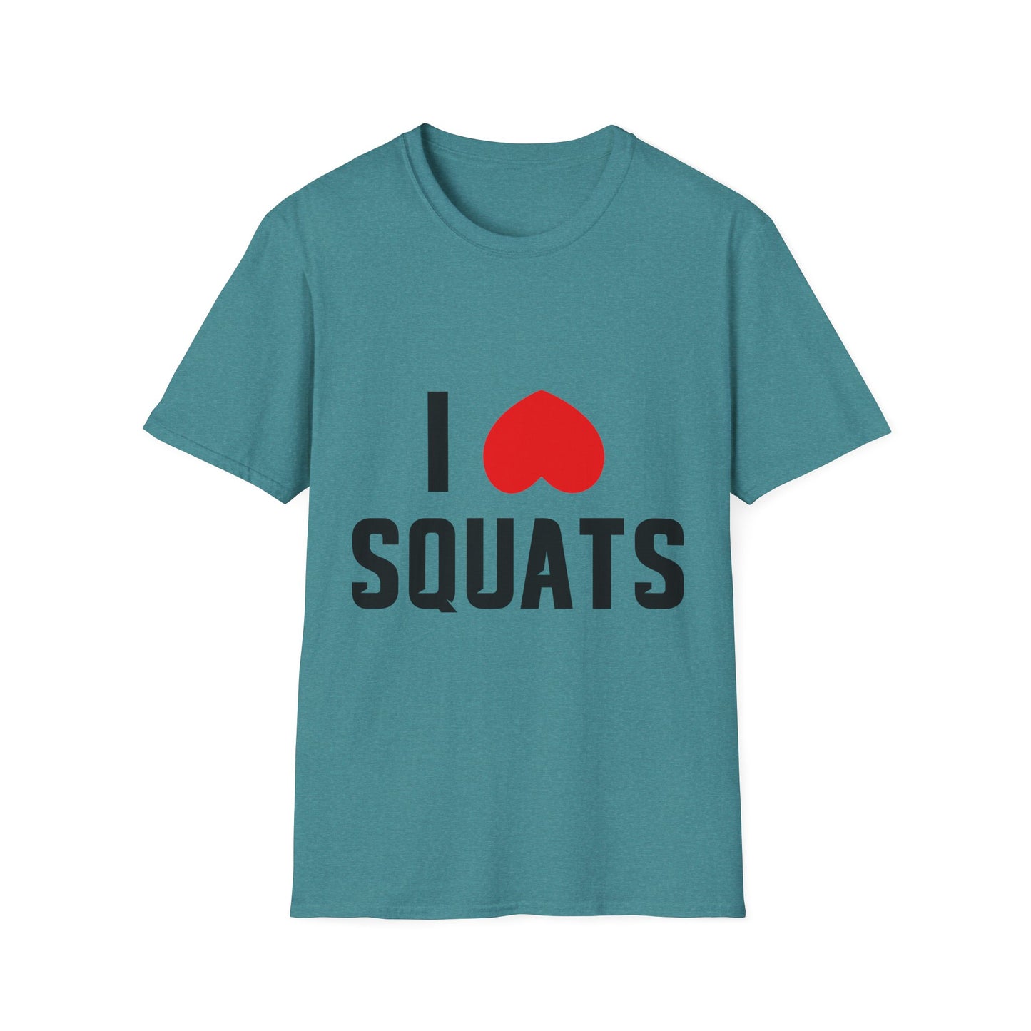 I Love Squats Unisex Softstyle T-Shirt - Perfect for Fitness Enthusiasts