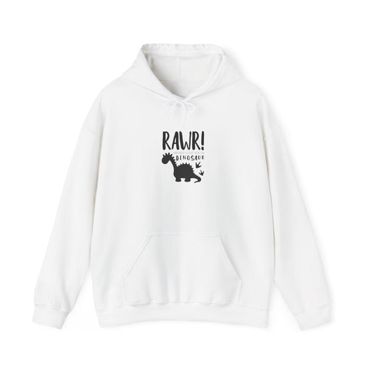 RAWR! Dinosaur Unisex Hoodie - Cozy Fun for Kids & Teens